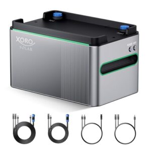 XORO SOLAR SPS 1124 erweiterbarer Balkonkraftwerkspeicher mit 1024 Wh LiFePO4 Akku, Dual MPPT 1200W Eingang, 800W Ausgang, für den Innen- und Außenbereich IP65, Plug & Play