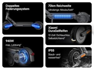 Xiaomi E-Scooter 4 Ultra mit Deutscher Straßenzulassung