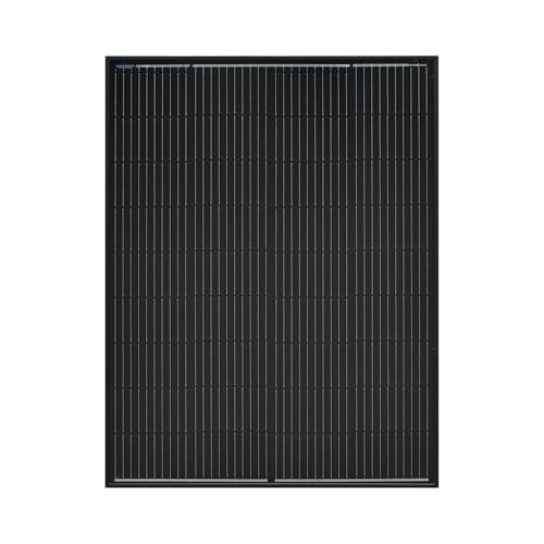 enjoy solar® Bifaziales PERC Monokristallines Solarmodul, 182mm Solarzellen, ideal für Balkonanlage, Gartenhäuse, Carports, Garagendächer (150W, 24V)