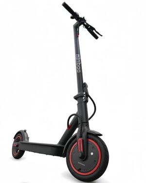 ninboo E-Scooter N1 / N1 Lite, Erneuerbare Batterien, 20 km/h Geschwindigkeit, max. 30 km Reichweite, Verbreiterter Luftreifen, E Roller Erwachsene für Stadt und Land Pendeln (N1 (30 km))