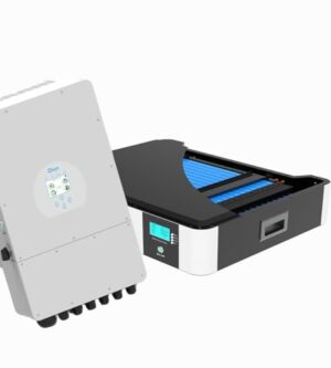 FM-Solar 10 kWh Wand-Speicher 51.2V 200Ah Lithium + 12Kw Deye Hybridwechselrichter