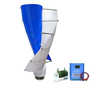 HUIZHITENGDA 12000W vertikale Windturbine DREI Phase 24 V 48 V 96 V 220 V 5 kW Generator für Zuhause mit Faserklingen Horizontaler Home Power Wind Generator,48v