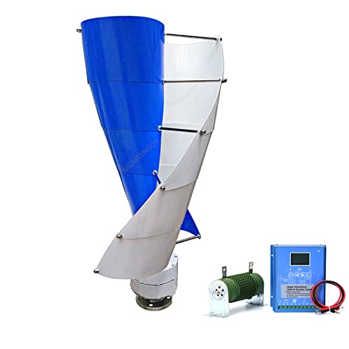 HUIZHITENGDA 12000W vertikale Windturbine DREI Phase 24 V 48 V 96 V 220 V 5 kW Generator für Zuhause mit Faserklingen Horizontaler Home Power Wind Generator,48v