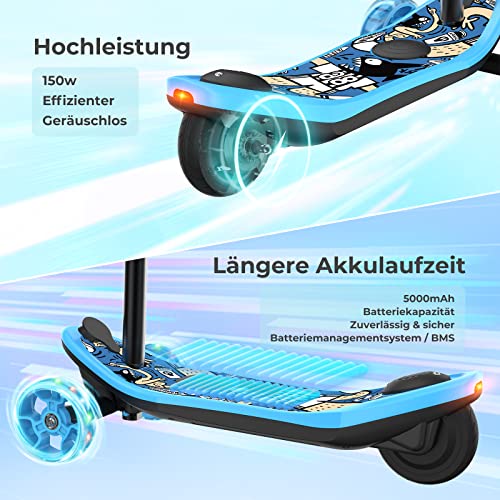 iScooter E-Roller Kinder, 3-12 J., bis 10km, 50kg – Bild 3