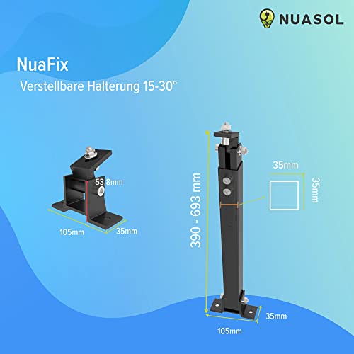 NuaSol Aufständerung 15°-30° für 2 Module – Bild 3
