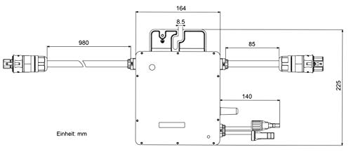 Hoymiles HM-350 Mikro Wechselrichter – Bild 2