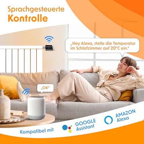 KESSER® Heizkörperthermostat WLAN – Bild 2