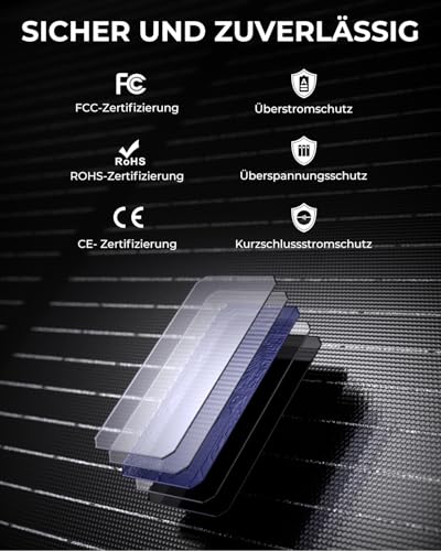 BigBlue 150W Solarpanel, Faltbar, Wasserdicht – Bild 2