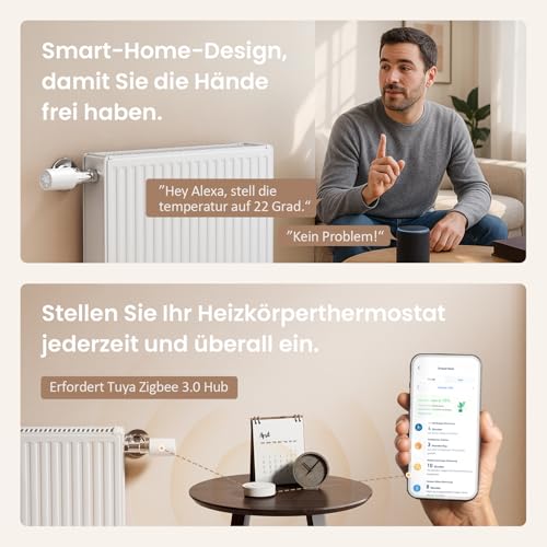 EMKE Smart Heizkörperthermostat Starter Kit – Bild 2