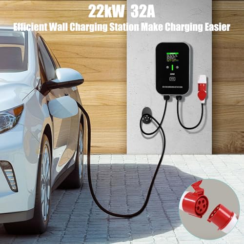 22kW Wallbox Ladekabel Typ 2, 8-32A, CEE 16A – Bild 3