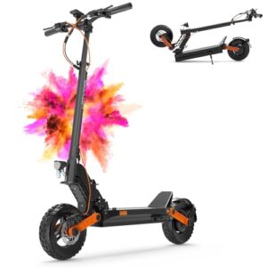JOYOR S5 E Scooter mit Straßenzulassung, Reichweite 35-50 KM, 48V13AH-Batterie, Stoßdämpfung der Vorder- und Hinterradaufhängung, Faltbarer Elektroroller, 10-Zoll-Offroad-Reifen