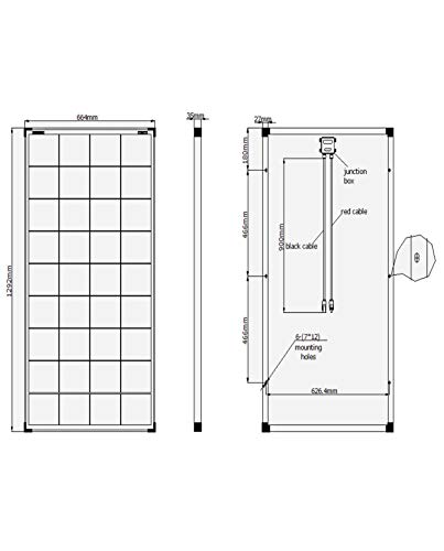 Solarpanel 140W Polykristallin 12V – Bild 4