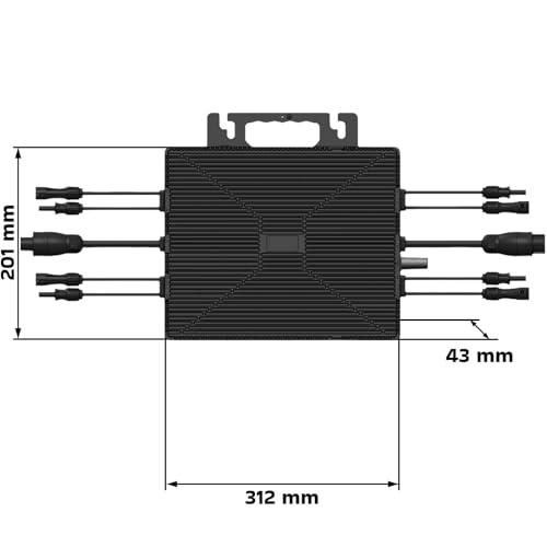 Balkonkraftwerk 2000W bifazial Fullblack – Bild 2