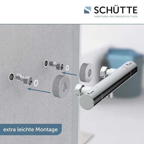 SCHÜTTE Los Angeles Duschthermostat, Chrom – Bild 2