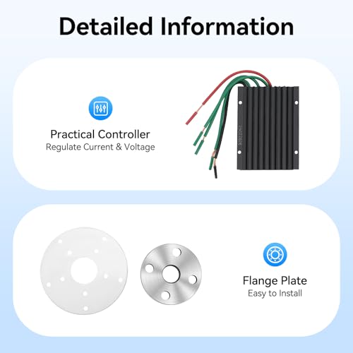 Windrad 600W 24V Vertikal – Bild 6