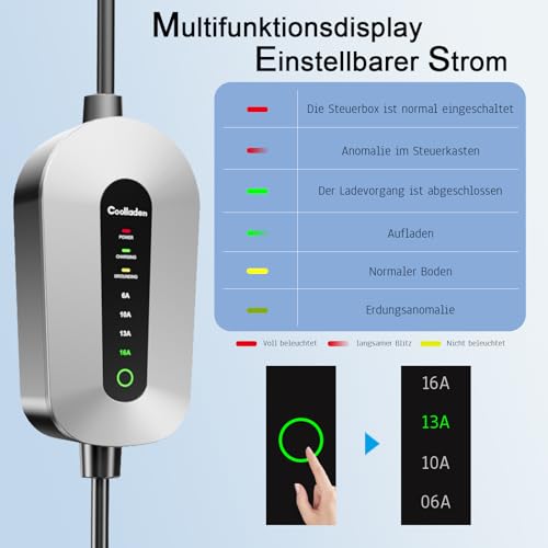 Coolladen Mobile Wallbox 11kW, CEE16A – Bild 2