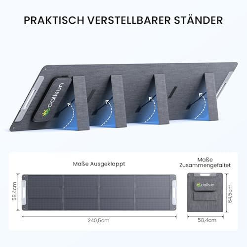 Callsun 220W Solarpanel Tragbar – Bild 8
