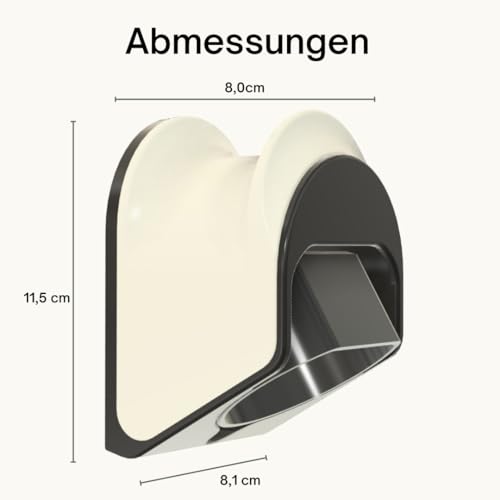 3disto Wandhalterung Typ 2, schwenkbar, Made in Germany, weiß – Bild 2