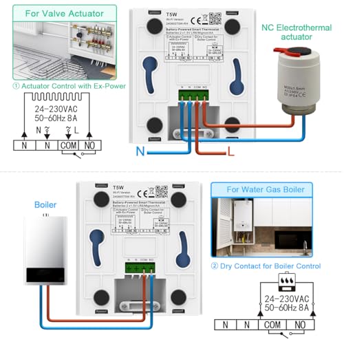 SALCAR WLAN Thermostat T5W Tuya – Bild 5