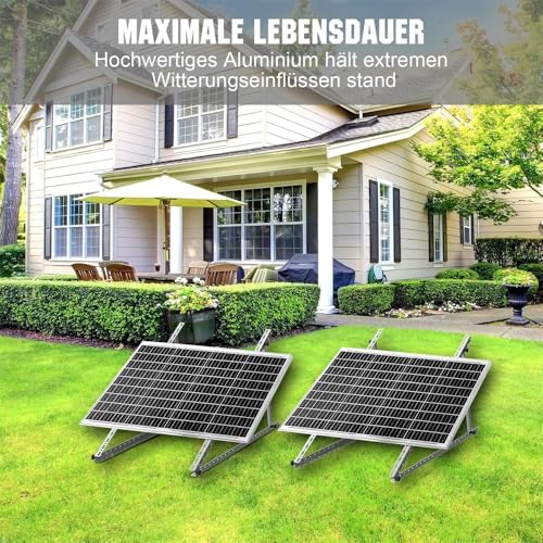 Solarpanel Halterung Set, 118cm, 0-90° – Bild 4
