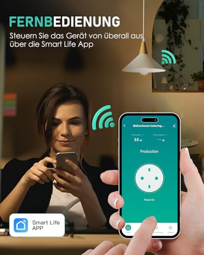 WLAN Stromzähler 2er Pack, Smart Life, Balkonkraftwerk – Bild 5
