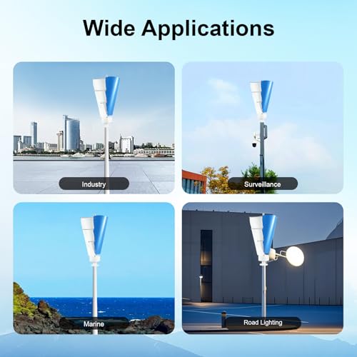 24V 500W Vertikale Windturbine Kit – Bild 5