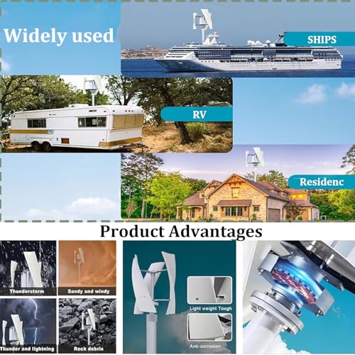 ZenSeFarin Windkraftanlage 6000W-12V – Bild 8