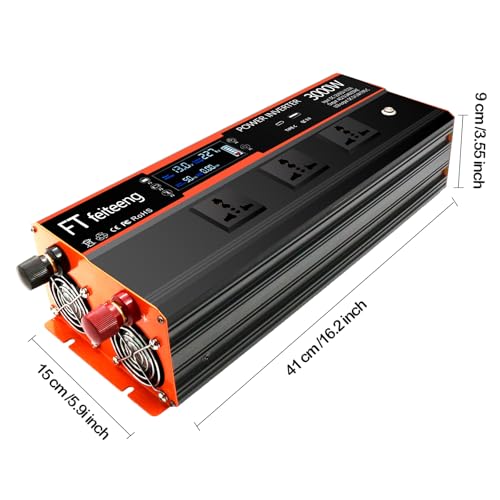 3000W Wechselrichter 12V auf 230V mit Fernbedienung – Bild 8