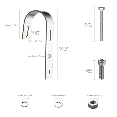 Balkonkraftwerk Haken Edelstahl Set – Bild 2