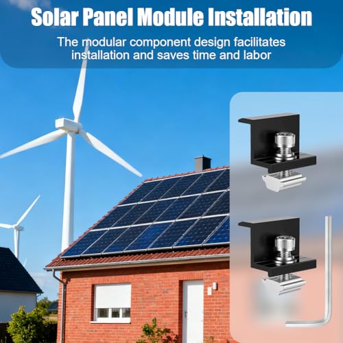 Solarmodul Klemmen Set, 30mm – Bild 6