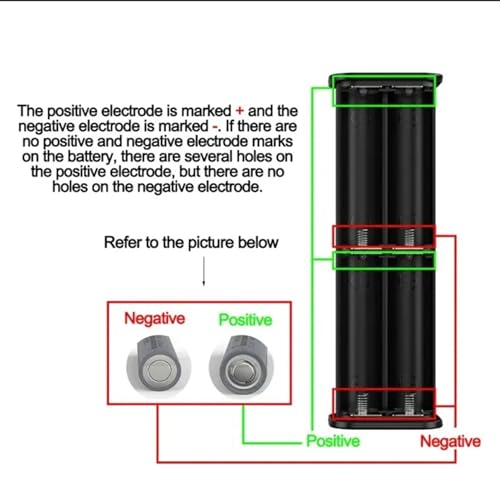 18650 Powerbank Gehäuse 2x8 Slots Schnellladung DIY Schwarz – Bild 8