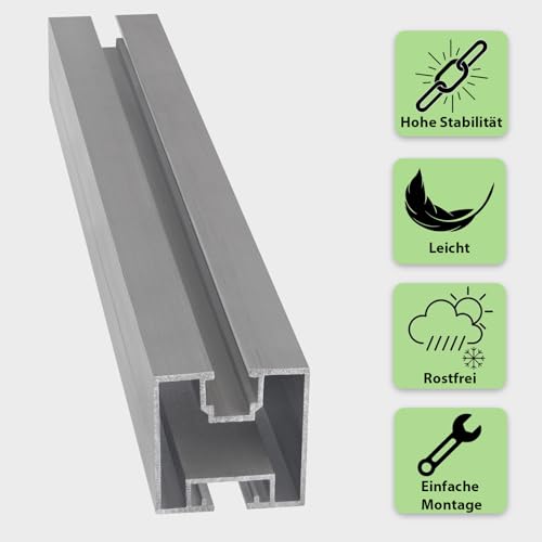 Becker Tech Montageschiene 40x40 120cm ALU – Bild 3