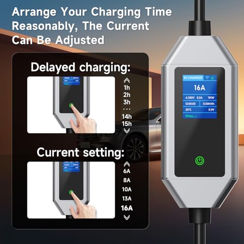 AFYEEV Ladekabel Typ 2, 11kW, 7m, App – Bild 2