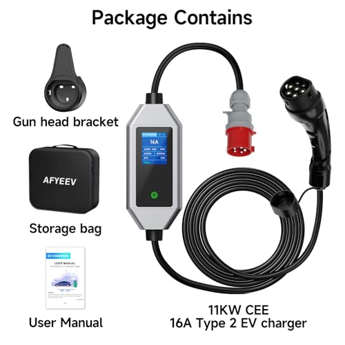 AFYEEV Ladekabel Typ 2, 11kW, 7m, App – Bild 7
