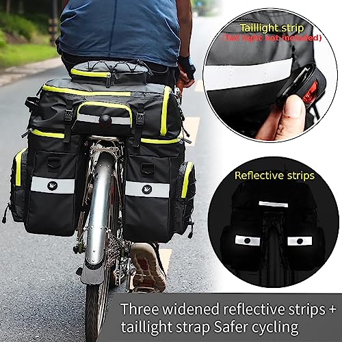 BAIGIO 3-in-1 Fahrradtasche 75L wasserdicht – Bild 2