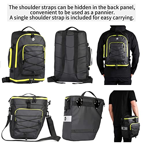 BAIGIO 3-in-1 Fahrradtasche 75L wasserdicht – Bild 4