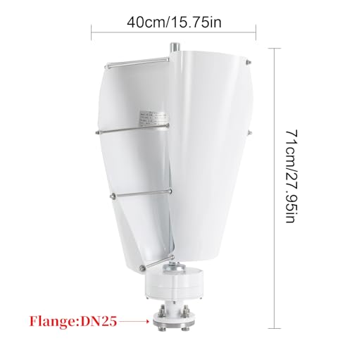 500W Vertikale Windturbine mit Controller – Bild 2