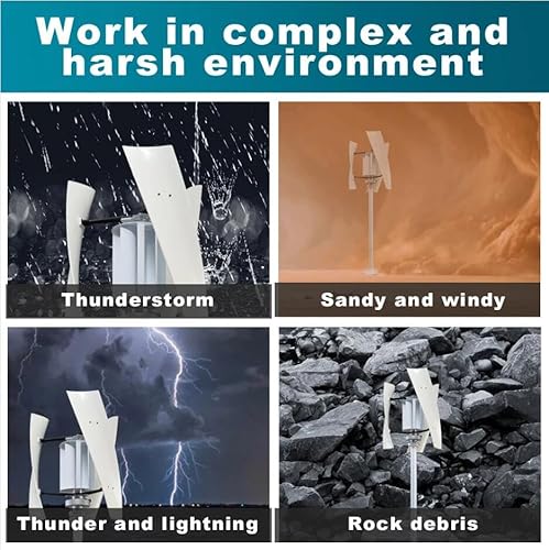 2000W Vertikal Windkraftanlage 48V – Bild 4