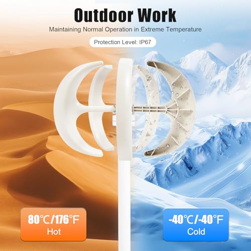 OUKANING 600W Windturbine – Bild 4