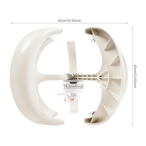 OUKANING 600W Windturbine – Bild 7