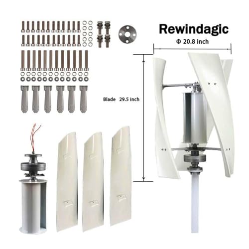 10000W Vertikal Windturbine 220V – Bild 3