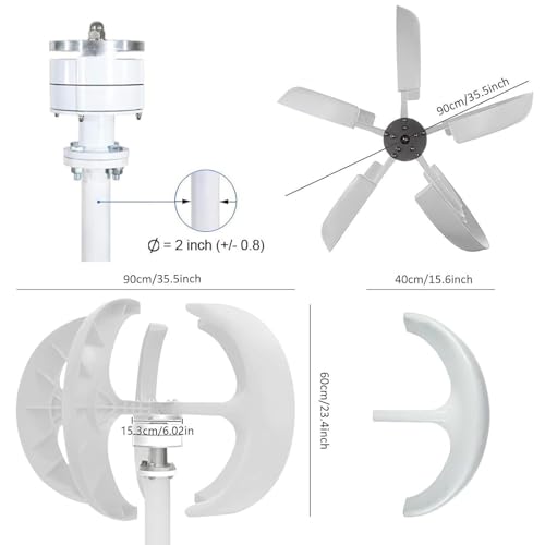ZenSeFarin Windrad 3000W 24V – Bild 5