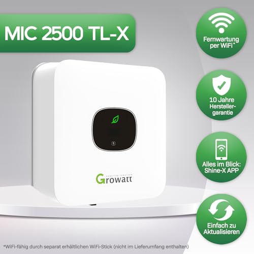Growatt MIC 2500TL-X Wechselrichter WiFi – Bild 3