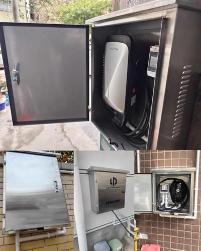 Wallbox Standfuß Edelstahl mit Sichtfenster – Bild 2