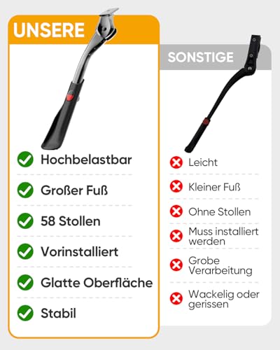 Wakano Fahrradständer 24-29 Zoll, verstellbar – Bild 7