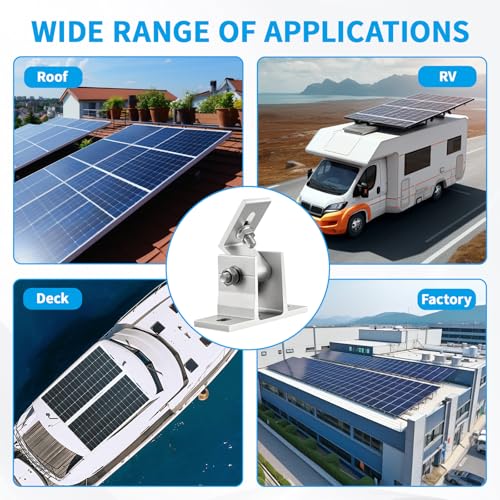 Solarpanel Halterung Balkon/Dach Alu, 10-60° – Bild 7