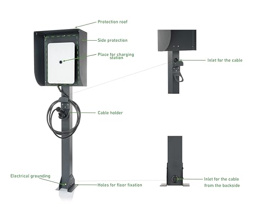 Kreainvent Wallbox Standfuß Aluminium – Bild 5