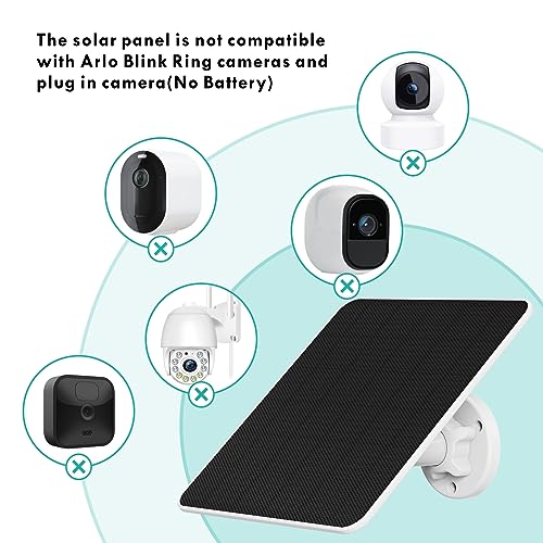 Solarpanel für Überwachungskamera, 6W, USB – Bild 2