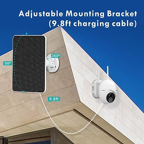 Solarpanel für Überwachungskamera, 6W, USB – Bild 5