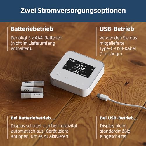 Beok WLAN Thermostat Gasheizung Smart Alexa Google – Bild 5